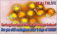 How Long Does Corona Virus Last On Inanimate Surfaces