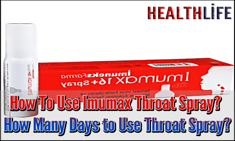 How To Use Imumax Throat Spray