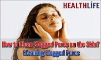 How to Clean Clogged Pores on the Skin