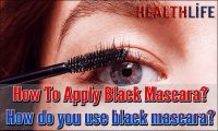 How To Apply Black Mascara