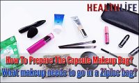 How To Prepare The Capsule Makeup Bag