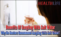 Benefits Of Gargling With Salt Water